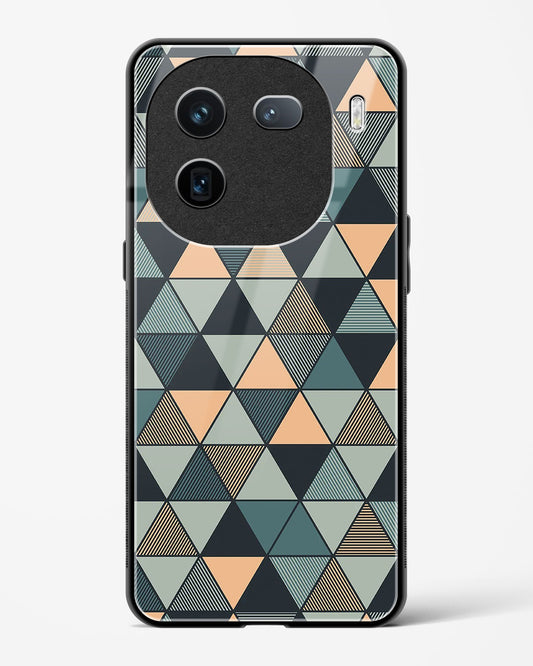 Triangle Mosaic - Vivo iQOO12 5G Glass Gripper Case