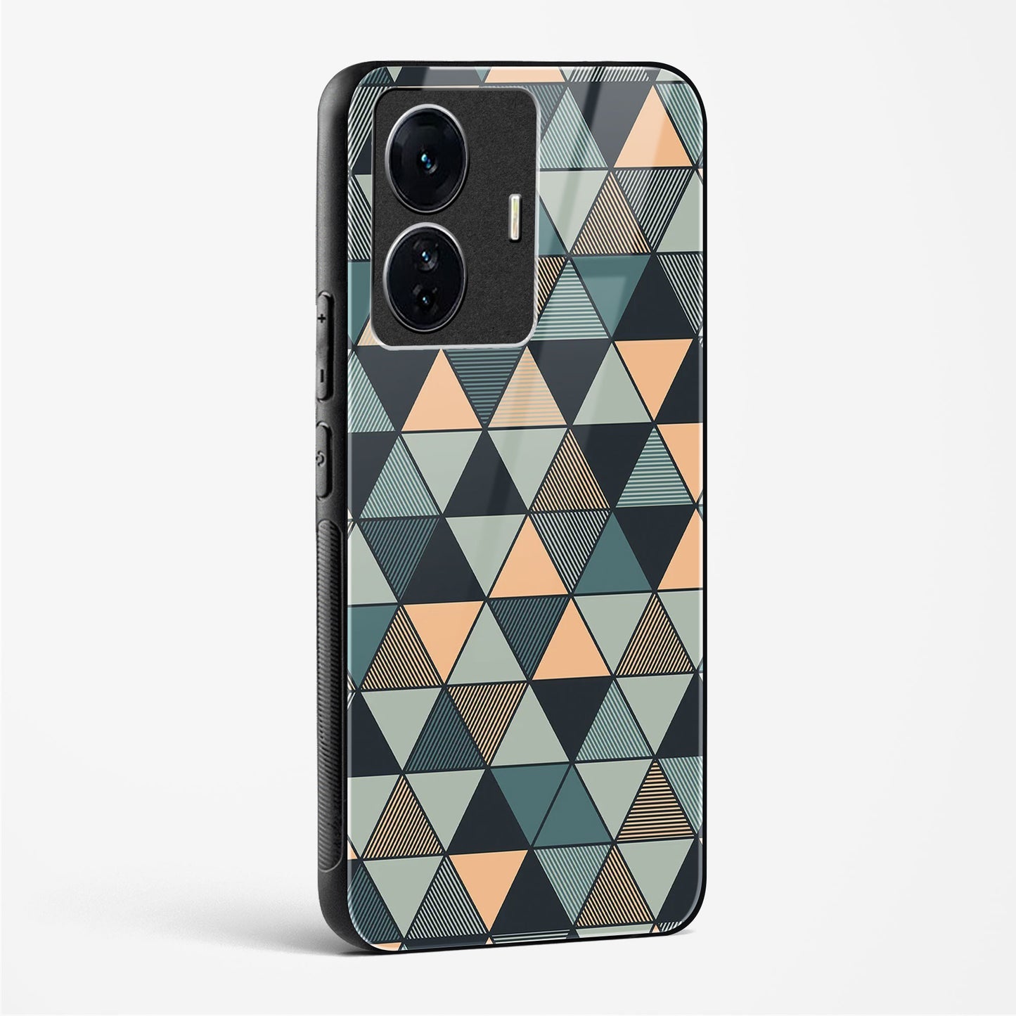 Triangle Mosaic - Vivo T1 Pro 5G Glass Gripper Case