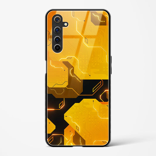 Solar Flare - Realme 6i Glass Gripper Case