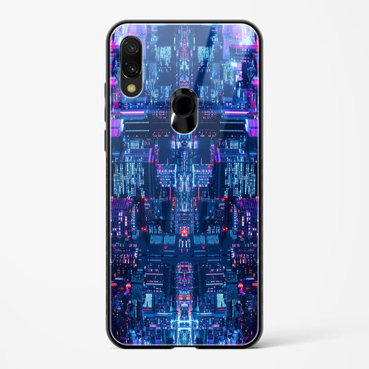 City Glitch - Redmi Note 7S Glass Gripper Case