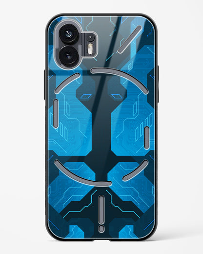 Cobalt Cascade - Nothing Phone 2 Glass Gripper Case