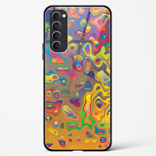 Contour Map - Oppo Reno 4 Pro Glass Gripper Case