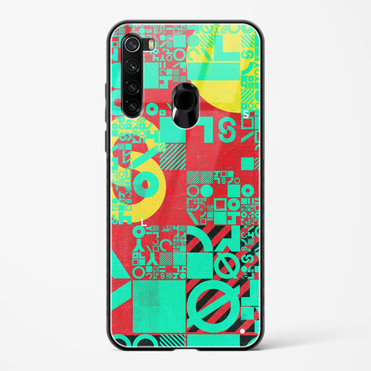 Orient Abstract - Redmi Note 8 Glass Gripper Case