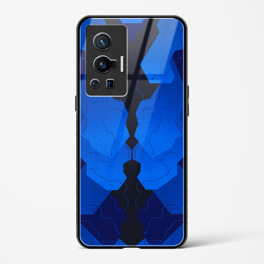 Blue Blitz - Vivo X70 Pro Glass Gripper Case