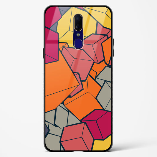 Cubic Blast - Oppo F11 Glass Gripper Case