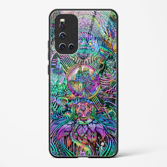 Trippy Galaxy  - Vivo V19 Glass Gripper Case