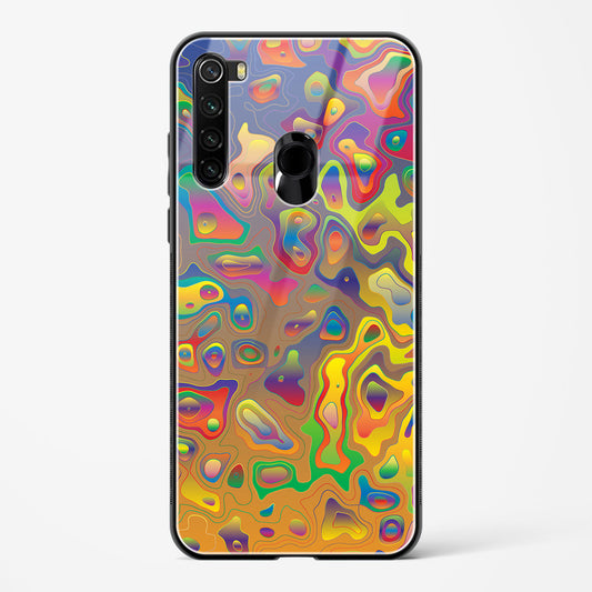 Contour Map - Redmi Note 8 Glass Gripper Case