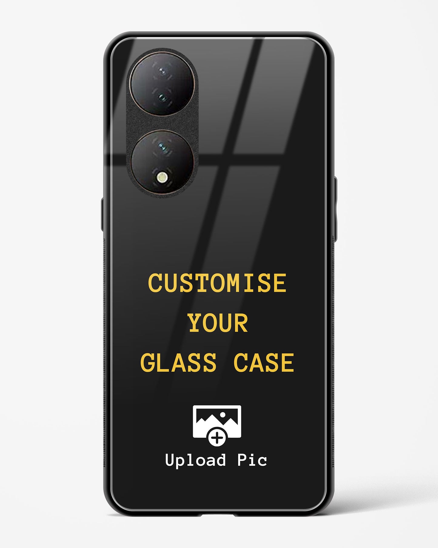 Customizable - Vivo Y100 5G Glass Gripper Case