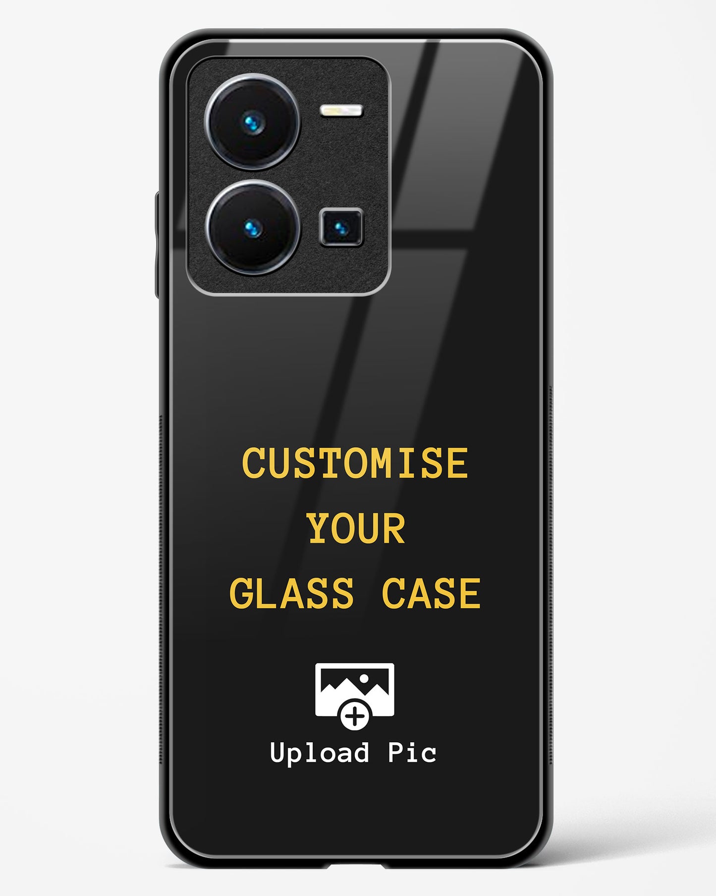 Customizable - Vivo Y35 Glass Gripper Case