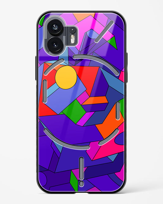 Geometric Chroma - Nothing Phone 2 Glass Gripper Case