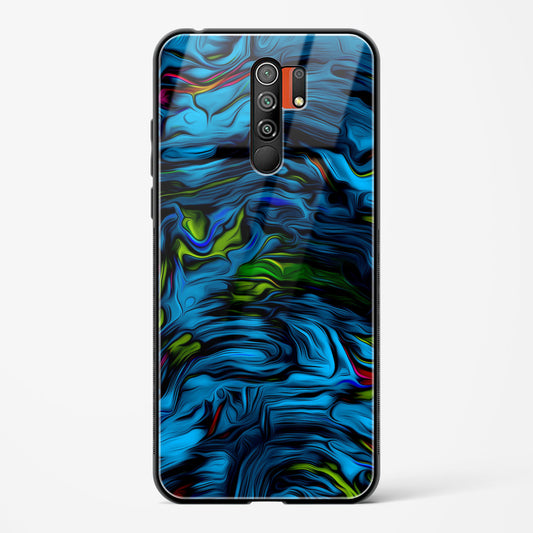 Aquatic Blue - POCO M2 Glass Gripper Case