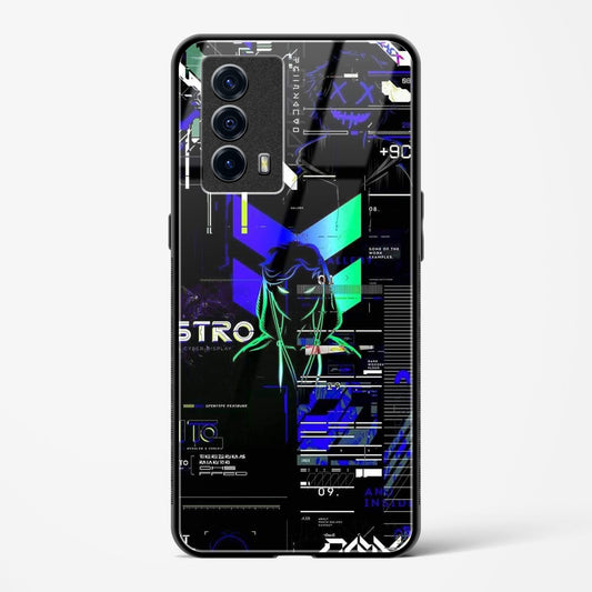 Cyber Boy Blue - Vivo iQOO Z5 Glass Gripper Case