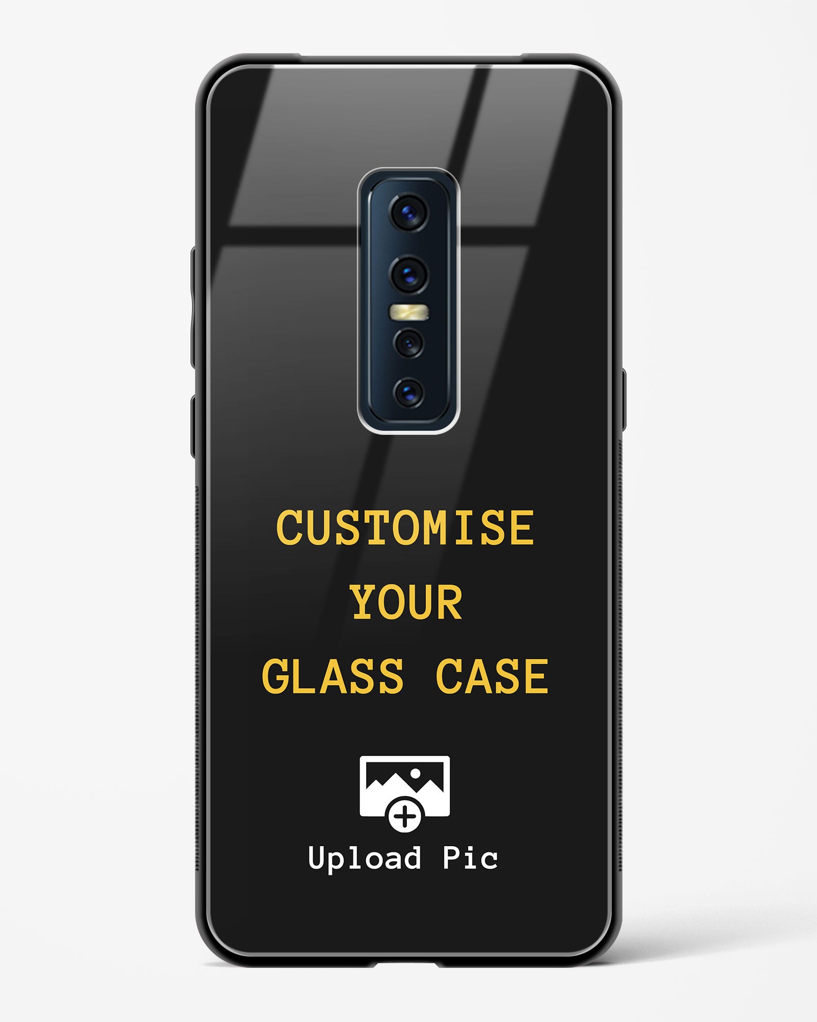 Customizable - Vivo V17 Pro Glass Gripper Case