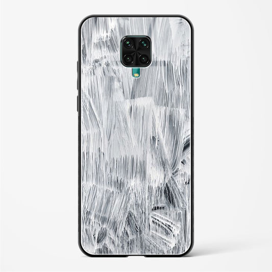 white paint - POCO M2 Pro Glass Gripper Case