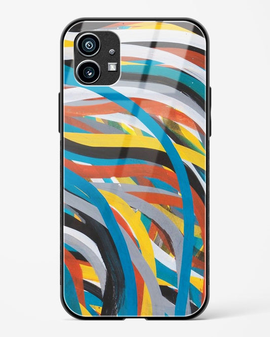 colorful stroke pattern - Nothing Phone 1 Glass Gripper Case