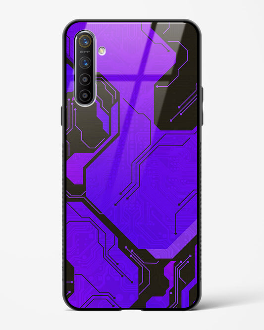 Purple Pulse - Realme XT Glass Gripper Case