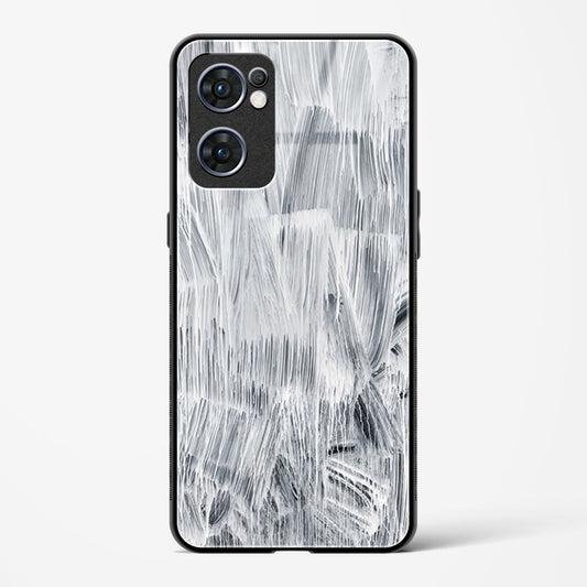 white paint - Oppo Reno 7 5G Glass Gripper Case