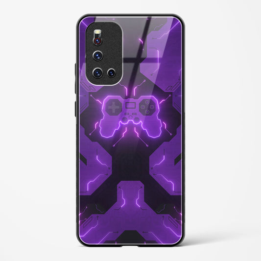 Violet Vortex - Vivo V19 Glass Gripper Case