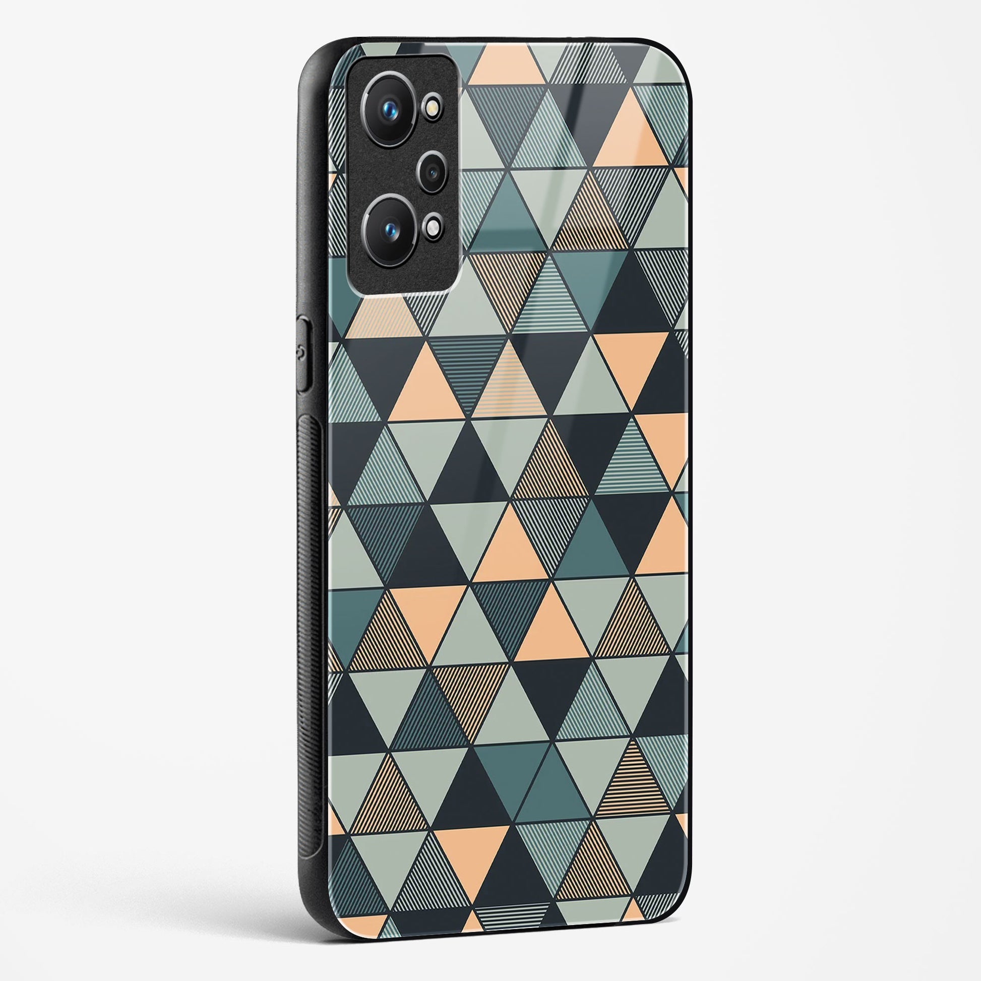 Triangle Mosaic - Realme GT2 Pro Glass Gripper Case