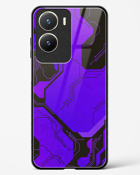 Purple Pulse - Vivo T2x 5G Glass Gripper Case