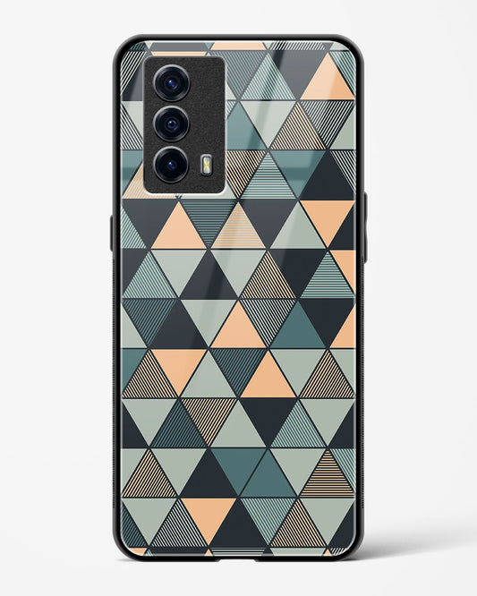 Triangle Mosaic - Vivo iQOO7 Glass Gripper Case