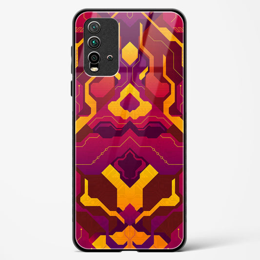 Pink Fusion - Redmi 9 Power Glass Gripper Case