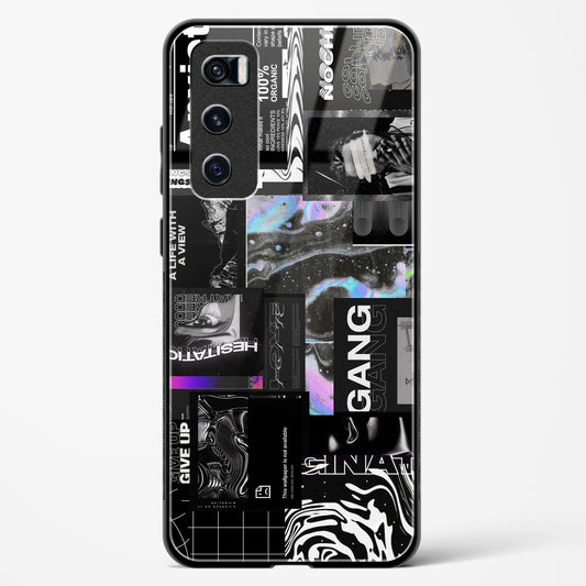 anxiety being - Vivo V20 SE Glass Gripper Case