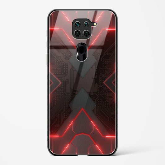 Red Horizon - Redmi Note 9 Glass Gripper Case