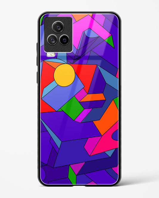 Geometric Chroma - Vivo iQOO7 Legend 5G Glass Gripper Case