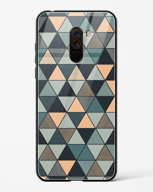 Triangle Mosaic - POCO F1 Glass Gripper Case