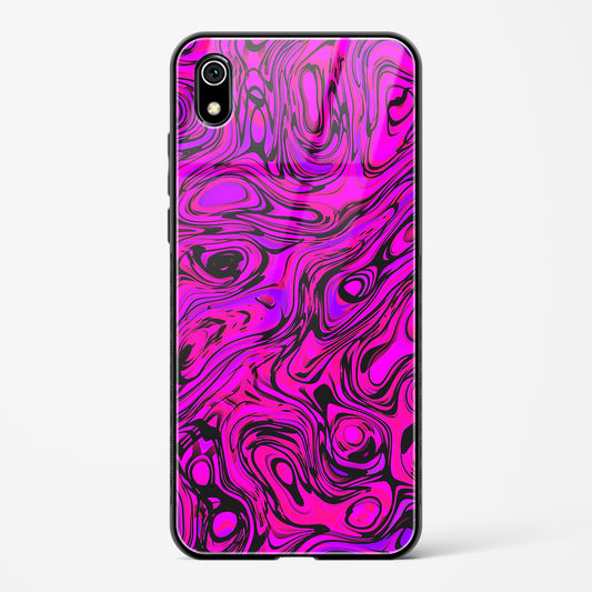 Colourful Liquid Vector - Redmi 7A Glass Gripper Case