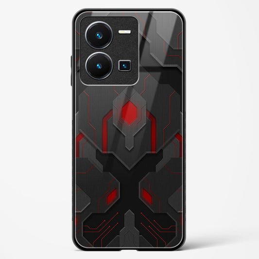 Obsidian Inferno - Vivo Y35 Glass Gripper Case