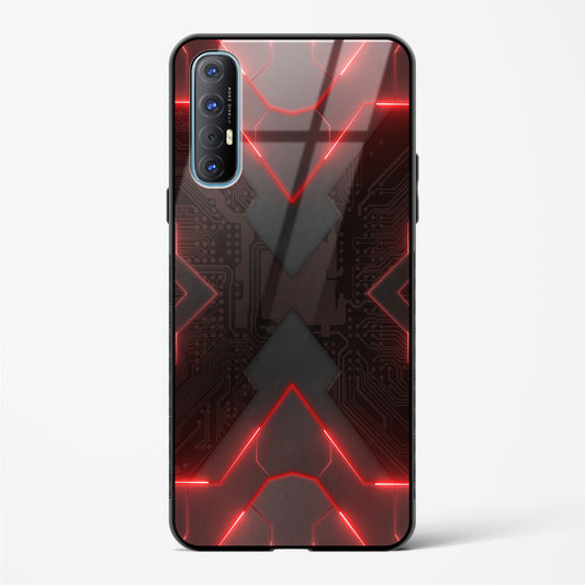 Red Horizon - Oppo Reno 3 Pro Glass Gripper Case