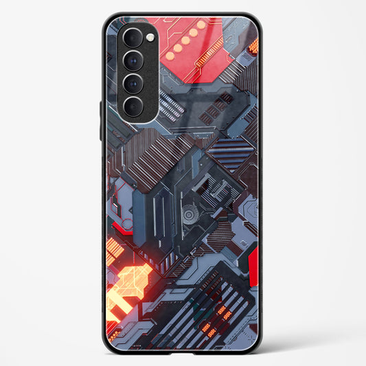 Sanguine Surge - Oppo Reno 4 Pro Glass Gripper Case