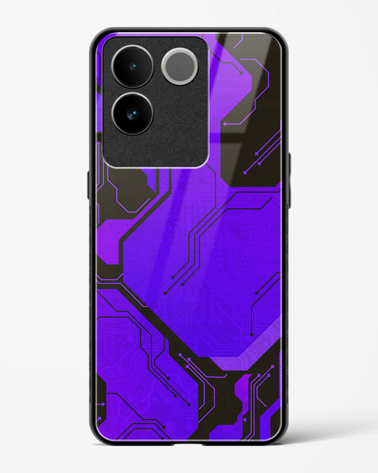 Purple Pulse - Vivo iQOO Z7 Pro 5G Glass Gripper Case