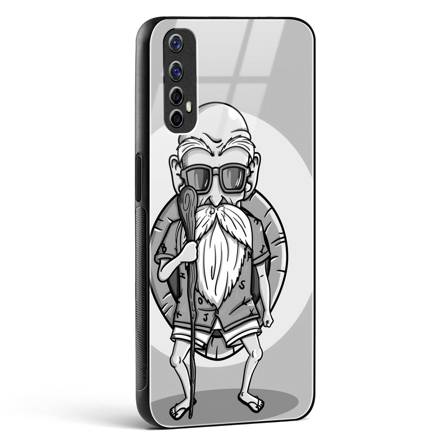 Turtle Hermit - Realme Narzo 20 Pro Glass Gripper Case