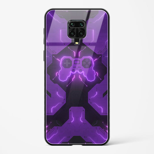 Violet Vortex - Redmi Note 9 Pro Max Glass Gripper Case