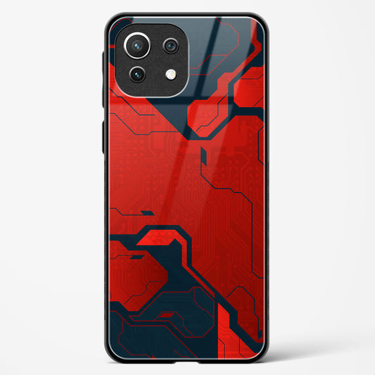 Sanguine Surge - Xiaomi 11 Lite NE 5G Glass Gripper Case