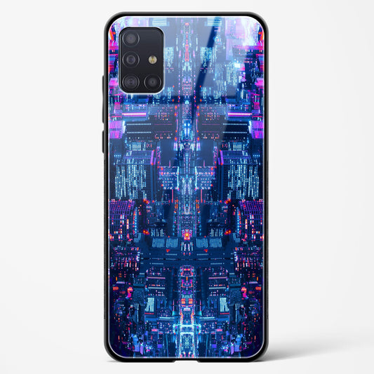 City Glitch - Samsung Galaxy A51 Glass Gripper Case