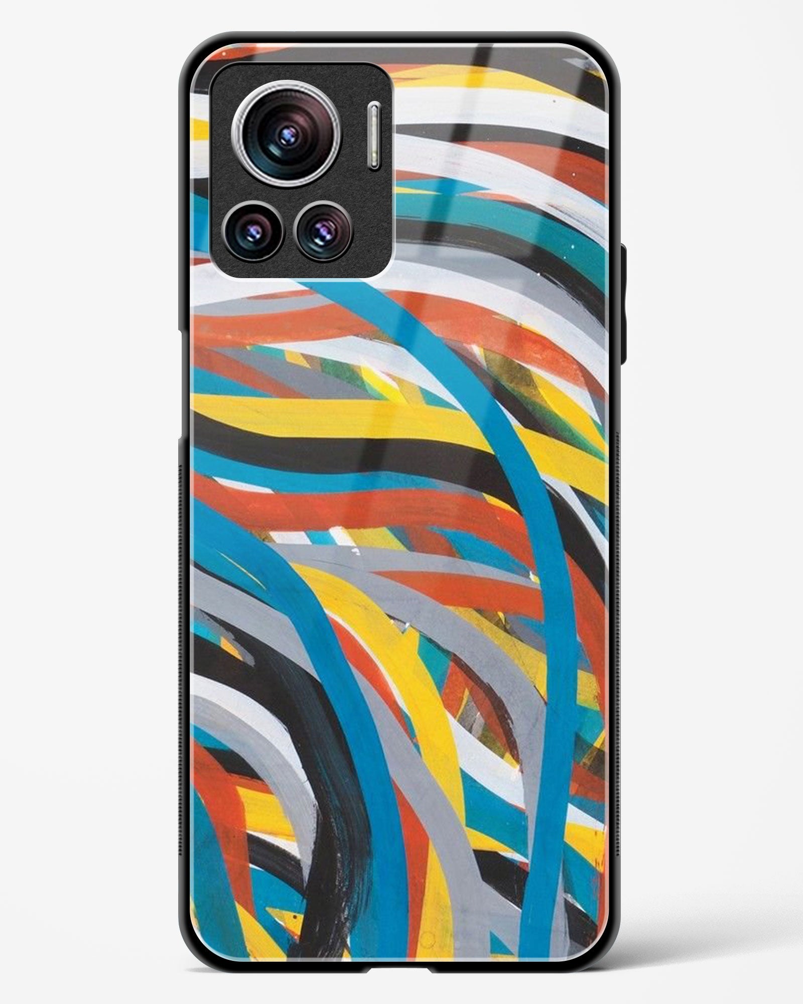 colorful-stroke-pattern-Motorola-Edge-30-Ultra-Glass-Case