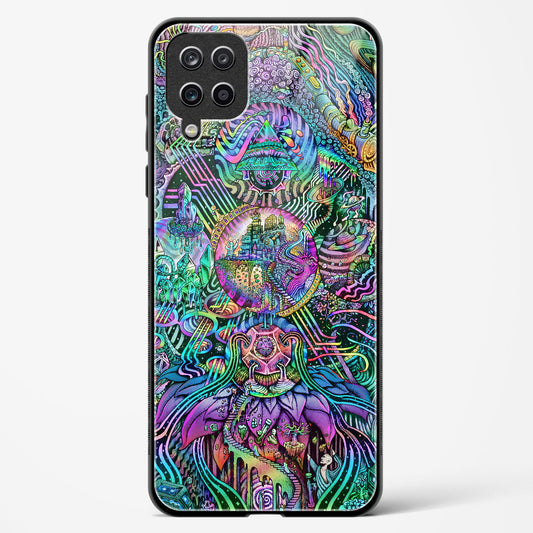 Trippy Galaxy  - Samsung Galaxy A42 Glass Gripper Case