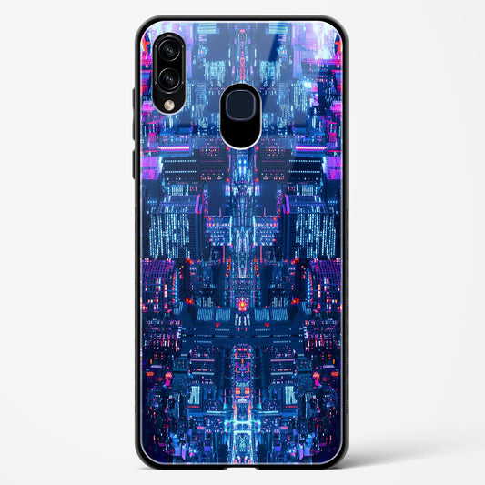 City Glitch - Samsung Galaxy A30 Glass Gripper Case