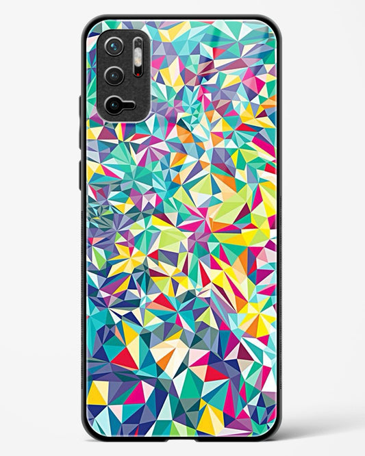 colorful geometric abstract - Redmi Note 10 5G Glass Gripper Case