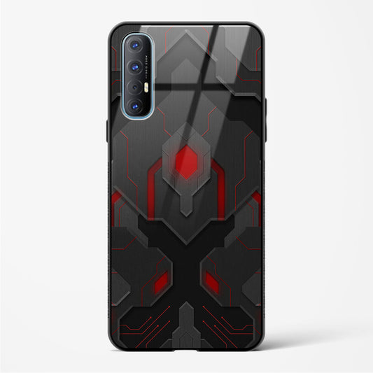 Obsidian Inferno - Oppo Reno 3 Pro Glass Gripper Case