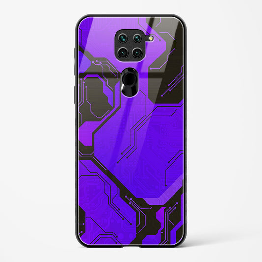 Purple Pulse - Redmi Note 9 Glass Gripper Case