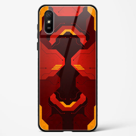 Flame Fusion - Redmi 9A Glass Gripper Case