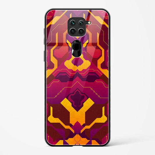 Pink Fusion - Redmi Note 9 Glass Gripper Case