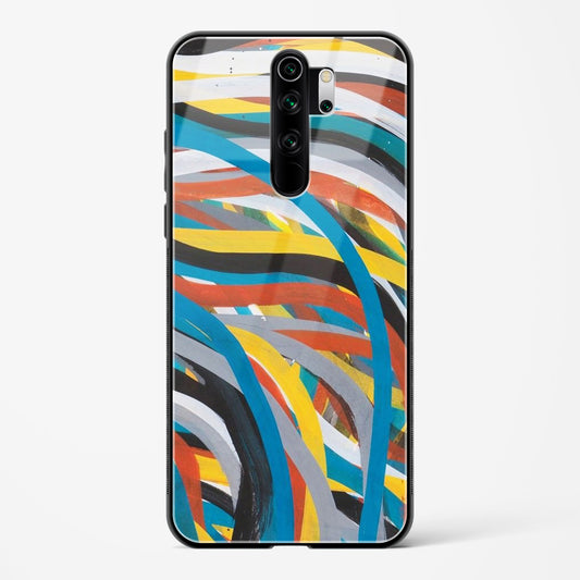 colorful stroke pattern - Redmi Note 8 Pro Glass Gripper Case