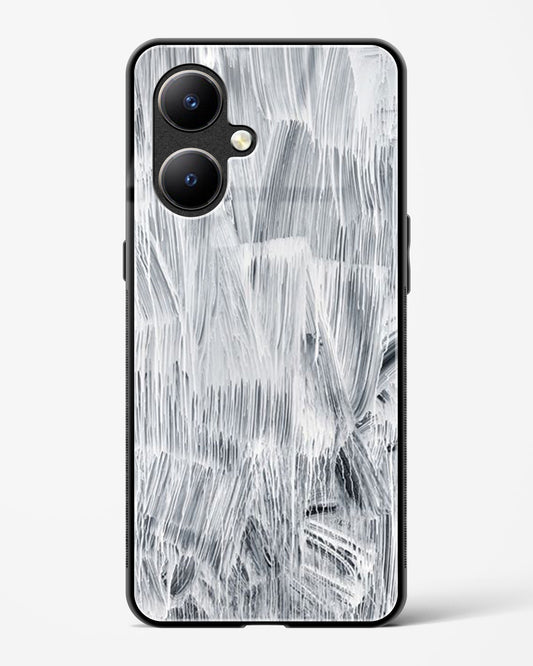 White Paint - Vivo Y27 Glass Gripper Case