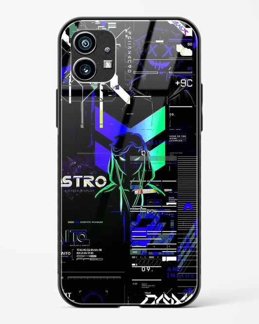 Cyber Boy Blue - Nothing Phone 1 Glass Gripper Case